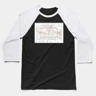 Berlin subway map Baseball T-Shirt